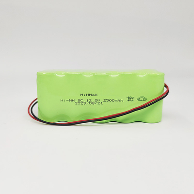Wysokiej temperatury Ni-Mh bateria 12V 2500mAh Czuć się bezpiecznie