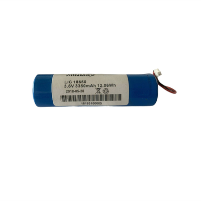Wtórny akumulator litowo-jonowy 3350 mAh 3,6 V Akumulatory LIC 18650 z PSM 1S1P do wykrywacza metali i nie tylko